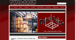 Desktop Screenshot of dyna-rack.com